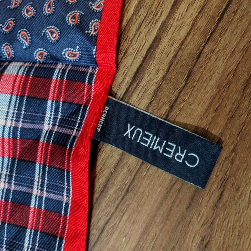 CREMIEUX Silk Pocket Square - Picture 4 of 4